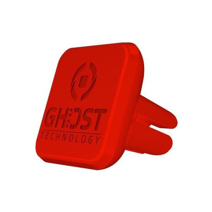 Celly Supporto Auto Ghost Vent Magnetico Rosso