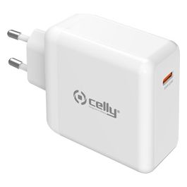 Celly TC 1 Caricabatterie Usb-C 65W Bianco