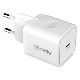 Celly TC1USBC20WWH Carica Batteria 20W Usb-C Bianco