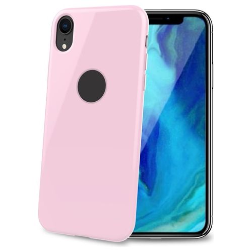 Celly Tpu Cover per iPhone XR Rosa
