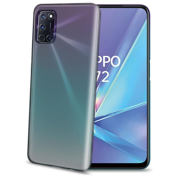 Celly Tpu Cover per Oppo A72 A52 Nero