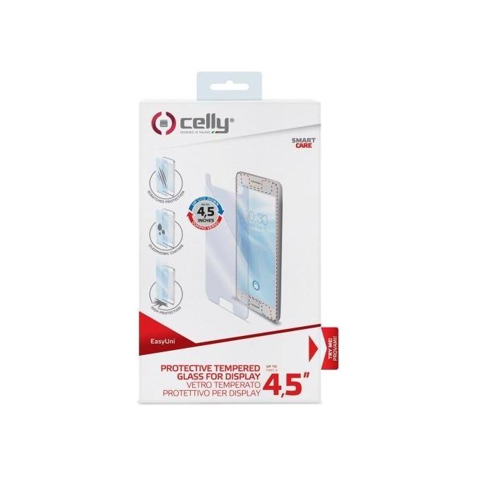 Celly Universal Glass per Smartphone 4.5''