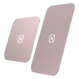 Celly Universal Metallic Plate Supporto da Auto Magnetico Rosa/Oro