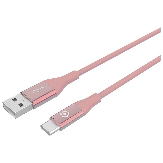 Celly Usb a Usb-C Color Rosa