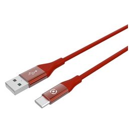 Celly Usb a Usb-C Color Rosso