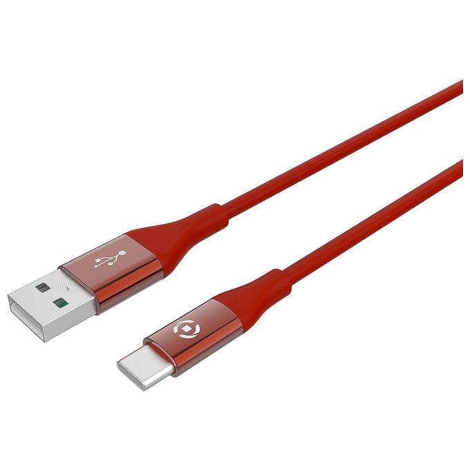 Celly Usb a Usb-C Color Rosso