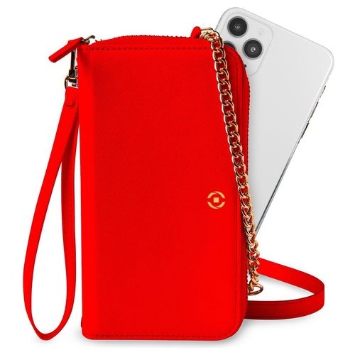 Celly Venere Pochette Cover Smartphone 6.5" Rosso