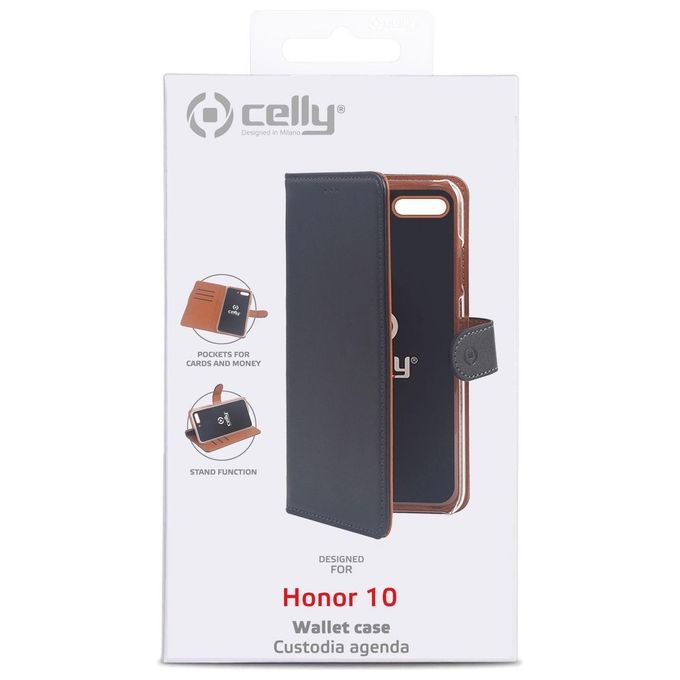 Celly Wally Case per Honor 10 Nero