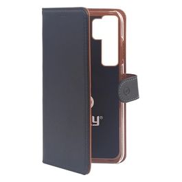 Celly Wally Case per Huawei P40 Lite 5G Nova Nero