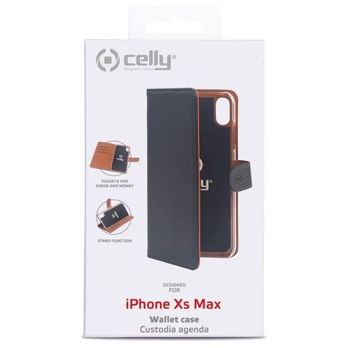 Celly Wally Case per iPhone Xs Max Nero
