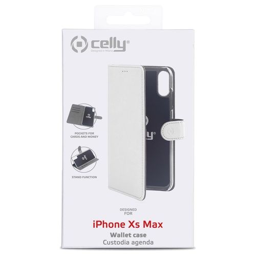Celly Wally Case per iPhone XS Max Bianco