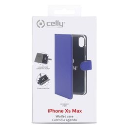 Celly Wally Case per iPhone XS Max Blu