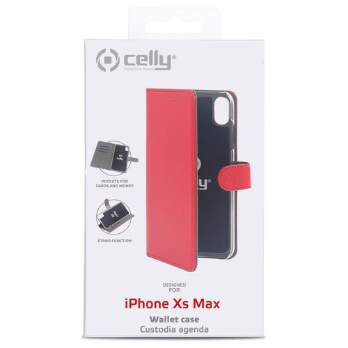 Celly Wally Case per iPhone XS Max Rosso