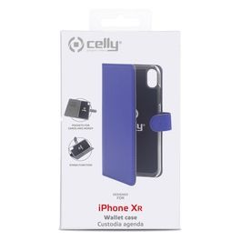 Celly Wally Case per iPhone XR Blu