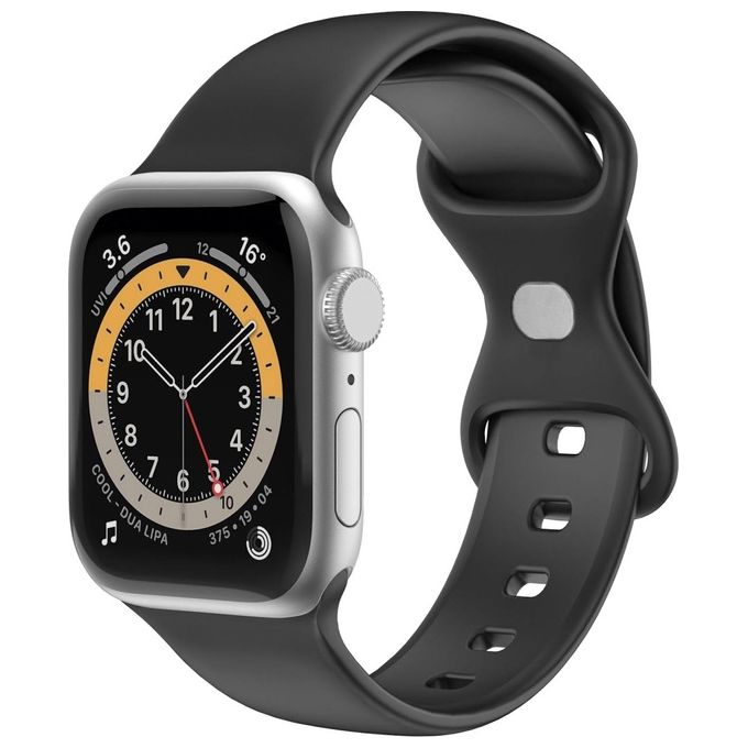 Celly Watchband 42/44/45mm in Silicone Nero