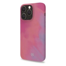 Celly Watercolor Cover per iPhone 13 Pro Max Rosa