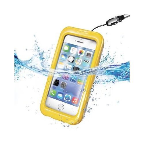 Celly Waterproof Case Yellow Iphone 5 5s