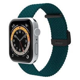 WBand Cinturino per Apple Watch 42/44/45MM Braided Verde