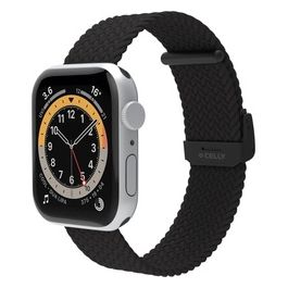 WBand Cinturino per Apple Watch 42/44/45mm Braided Black