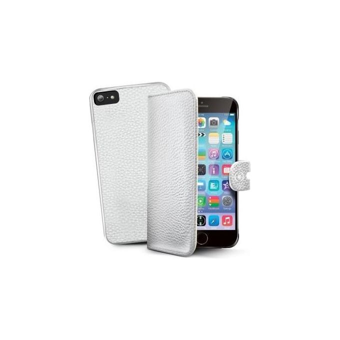 Celly Wallet Case per iPhone 6 Bianca