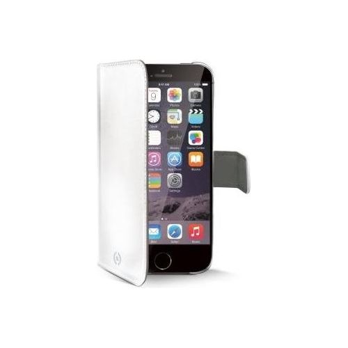 Celly White Pu Wallet Case iPhone 6 Plus