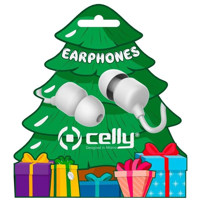 Celly Wired Earphone Xmas Tree Shape