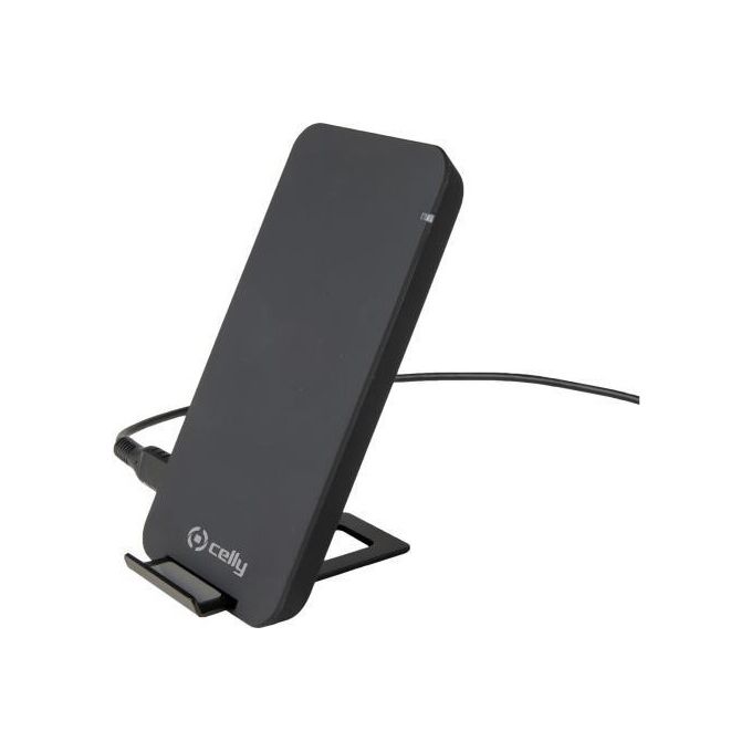 Celly WL Fast Stand Caricabatterie Wireless Qi Universale Nero