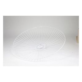 Centrotavola Barrie in Metallo Diametro 50 cm Bianco