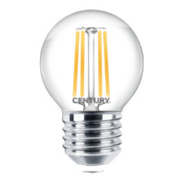 Century Lampadina Led Filamento Sfera E27 4W 470lm 4000k