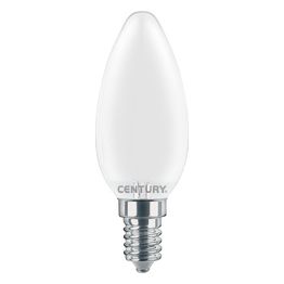 Century Lampadina Led Saten Candela E14 4W 3000k