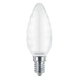 Century Lampadina Led Saten Tortiglione E14 4W 470lm 3000k