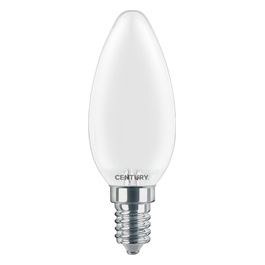 Century Lampadina Led Saten Candela E14 4W 6000k