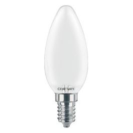 Century Lampadina Led Saten Candela E14 4W 4000k