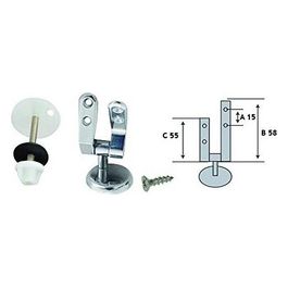 Cerniere per Sedili Wc Cromate con Viti Inox Corta