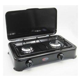 5326n GP Fornello a Gas Nero Smaltato