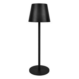 Lampada da Tavolo Audrey Nera Led in Metallo Ricaricabile 3W Dimmerabile