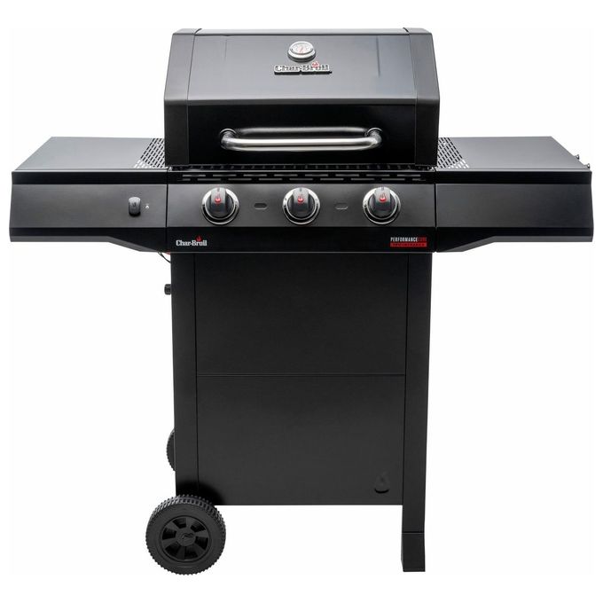 Char-Broil PERFORMANCECOREB3CART Performance PRO S 3 Barbecue a gas con carrello 3 bruciatori 23730 W tecnologia TRU Infrared colore Nero