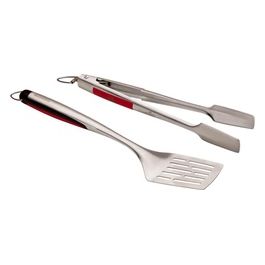 Set Utensili 2 Pezzi con Impugnatura Confortevole Acciaio Inox