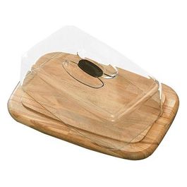 Checco Contenitore Formaggio Rettangolare Legno Cm 30X21