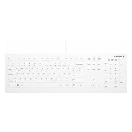 Cherry AK-C8112 Tastiera Usb Qwerty Tedesco Bianco