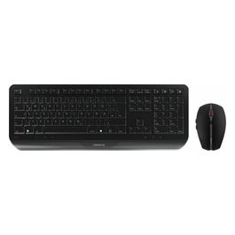 Cherry Desktop GENTIX [De] Wl Black Deutschland Tastiera Mouse Incluso Rf Wireless Nero