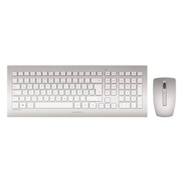 Cherry DW 8000 Tastiera Mouse Incluso Rf Wireless Qwerty Inglese Us Argento/Bianco
