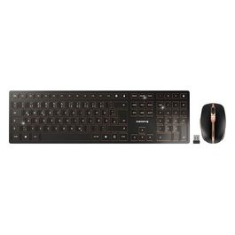 DW 9100 SLIM Tastiera Mouse Incluso RF senza fili Bluetooth QWERTZ Tedesco Nero