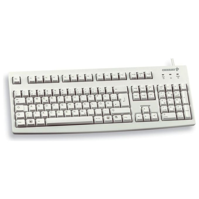 Image of Cherry G83-6105 Tastiera Usb Qwertz Tedesco Grigio