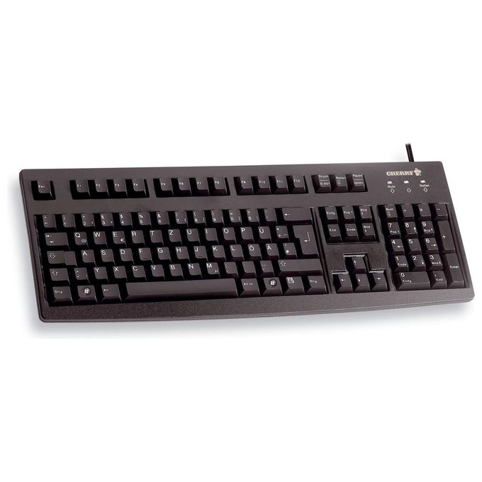 Image of Cherry G83-6105 Tastiera USB QWERTZ Tedesco Nero