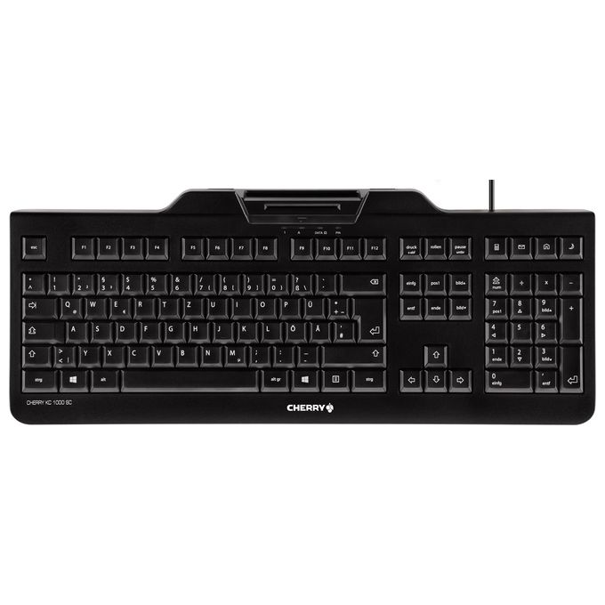 Image of Cherry KC 1000 SC Tastiera Usb Qwertz Tedesco Nero