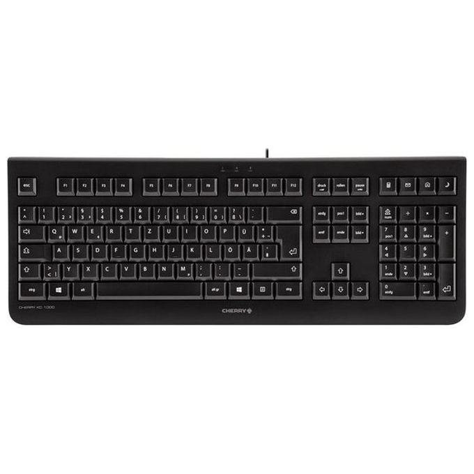 Cherry Kc 1000 Tastiera Ufficio USB QWERTY (Nero)