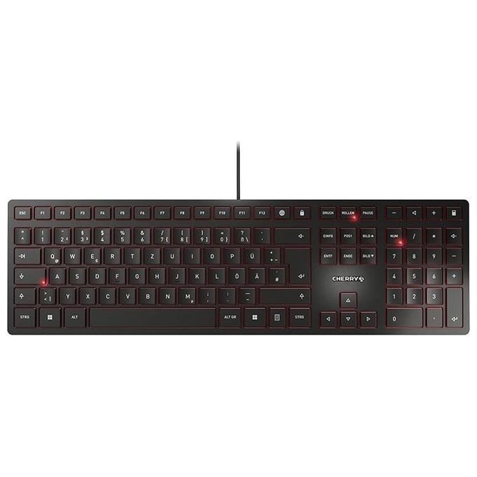 Image of Cherry KC 6000 Slim Tastiera USB QWERTZ Tedesco Nero