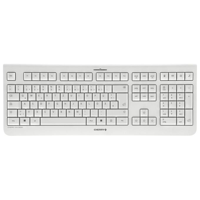 Image of Cherry KW 3000 Tastiera Rf Wireless Qwertz Tedesco Bianco