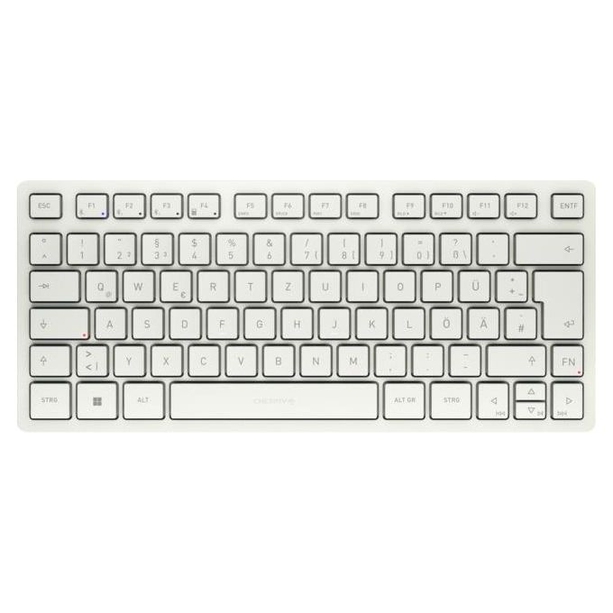 Image of Cherry KW 7100 MINI BT Tastiera Bluetooth Qwertz Tedesco Bianco